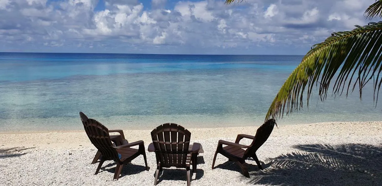 ** Gasthof Hotel Rangiroa Plage Avatoru Französisch-Polynesien